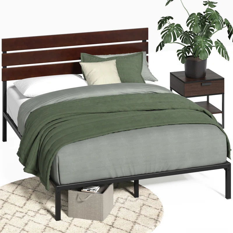 MetalCraft Minimal Simplistic Iron Bed - Furnishiaa -  -